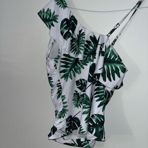 Womens tropical tankini top